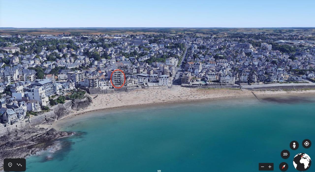 Appartement Les Pieds Dans L'Eau - Residence Sur La Plage Saint-Malo Buitenkant foto