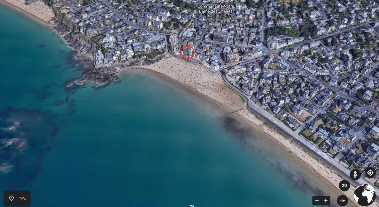 Appartement Les Pieds Dans L'Eau - Residence Sur La Plage Saint-Malo Buitenkant foto