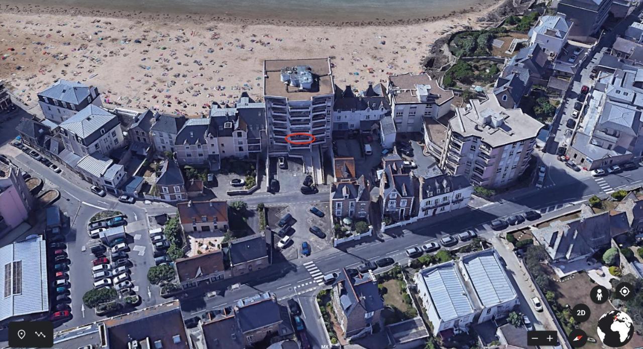 Appartement Les Pieds Dans L'Eau - Residence Sur La Plage Saint-Malo Buitenkant foto