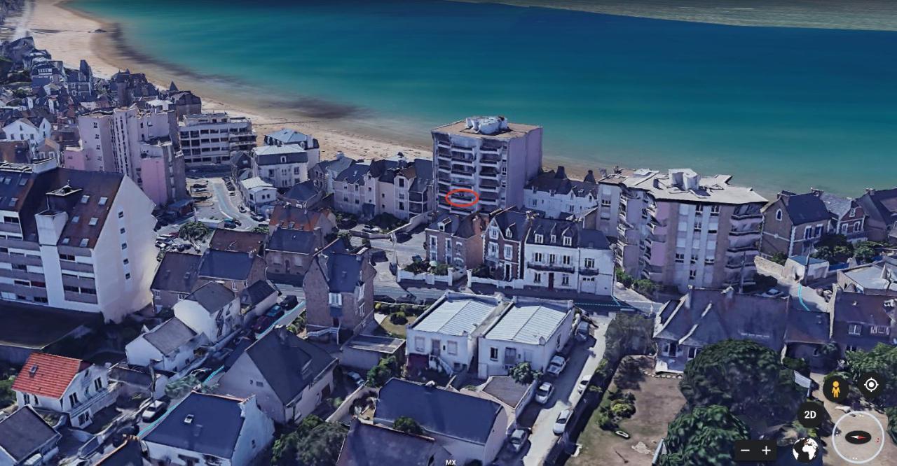 Appartement Les Pieds Dans L'Eau - Residence Sur La Plage Saint-Malo Buitenkant foto